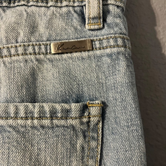 Kancan Distressed Ripped Jeans High Rise Womens Size 25 Size 3 Light Wash Pants - Picture 8 of 11